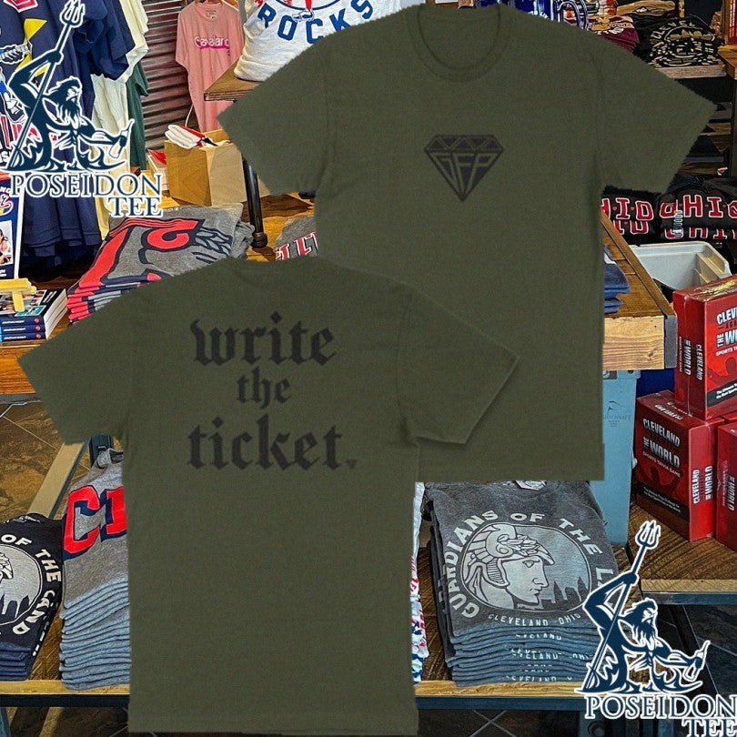 Gabe Farrell Productions Write The Ticket T-shirt