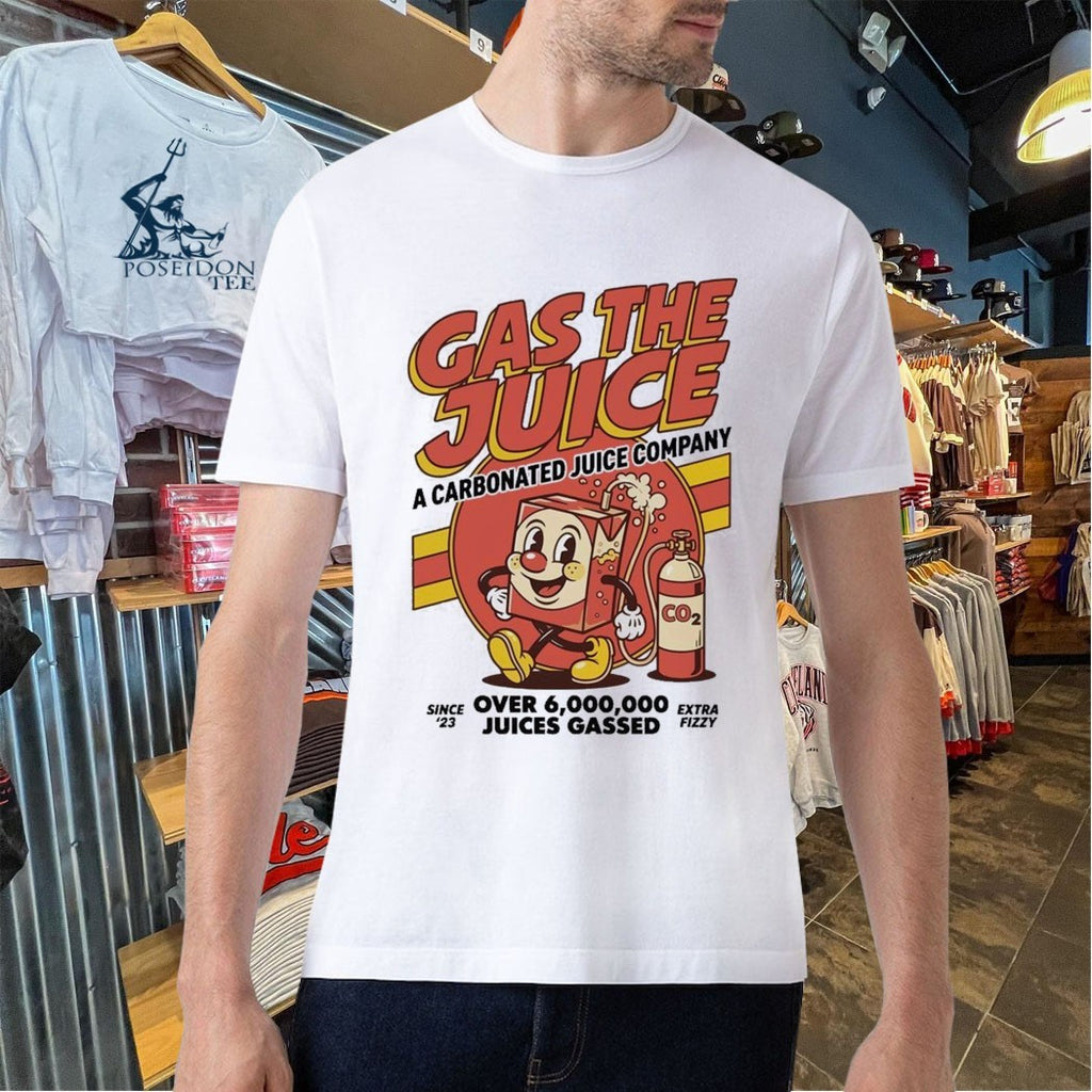 Gas The Juice A Carbonated Juice Company Over 6,000,000 Juices Gassed T-shirt