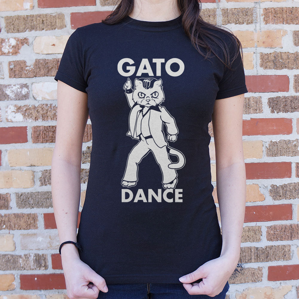 Gato Dance Disco Cat Pointing Pose