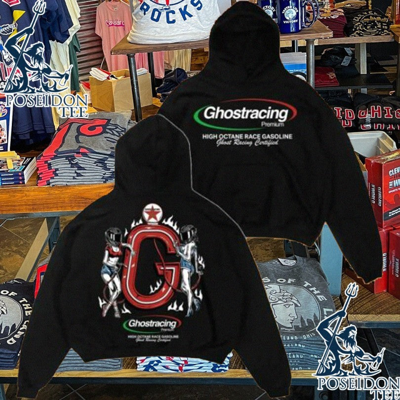 Ghost Racing High Octane Race Gasoline Pump Ghost T-shirt