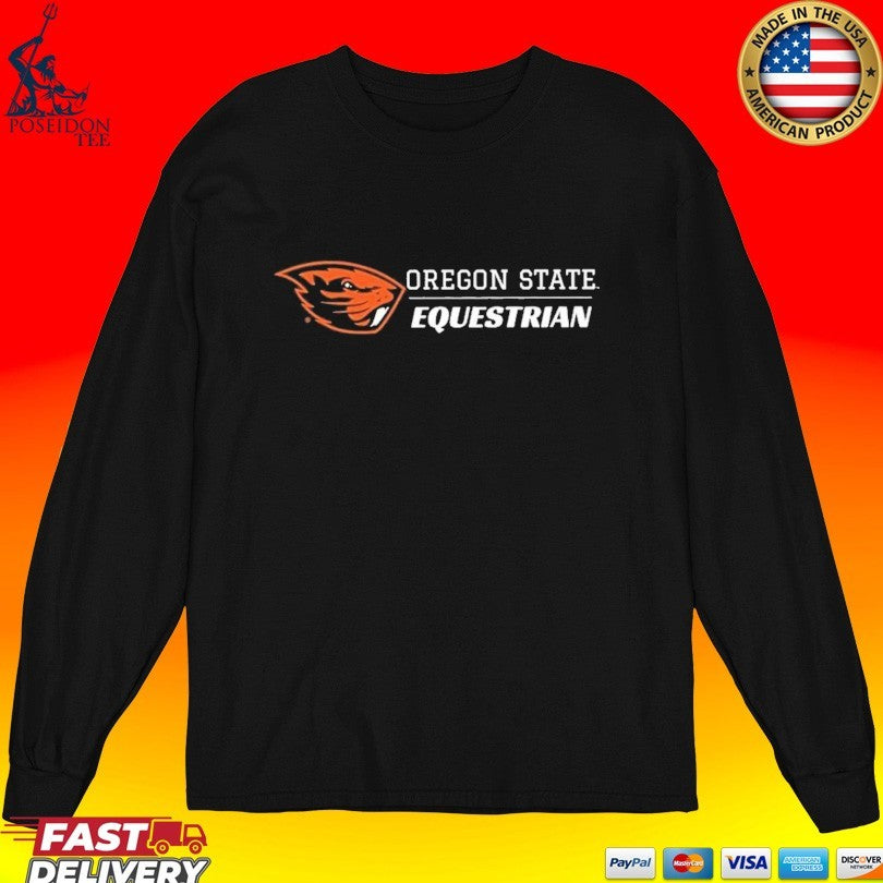 Go Beavs Oregon State Equestrian T-shirt