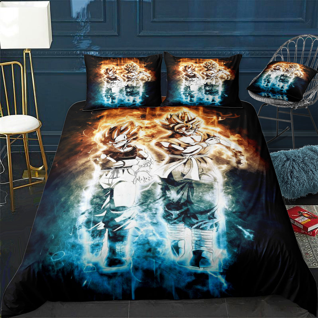 goku vegeta ultra instinct Bedding Set (Duvet Cover & Pillow Shams)