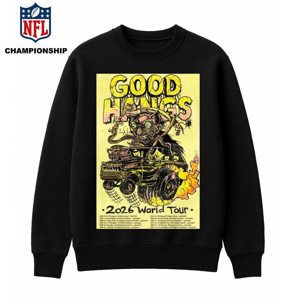 Good Hangs 2026 World Tour Poster Shirt