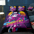gorillaz retro 80s art 7 Bedding Set (Duvet Cover & Pillow Shams)