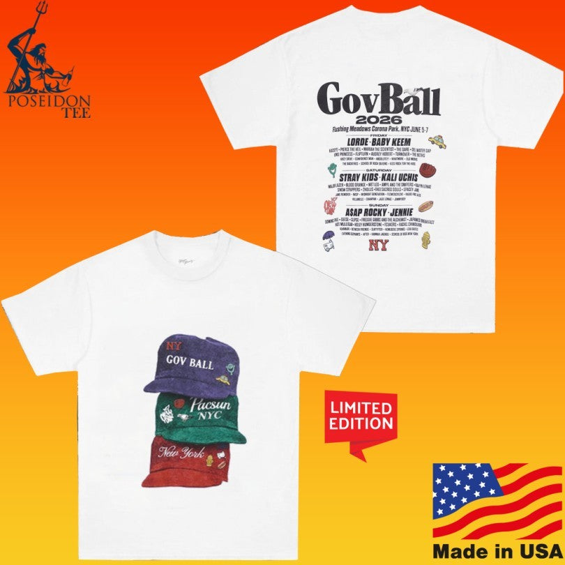 Governors Ball Music Festival Pacsun X Gb Lineup T-shirt