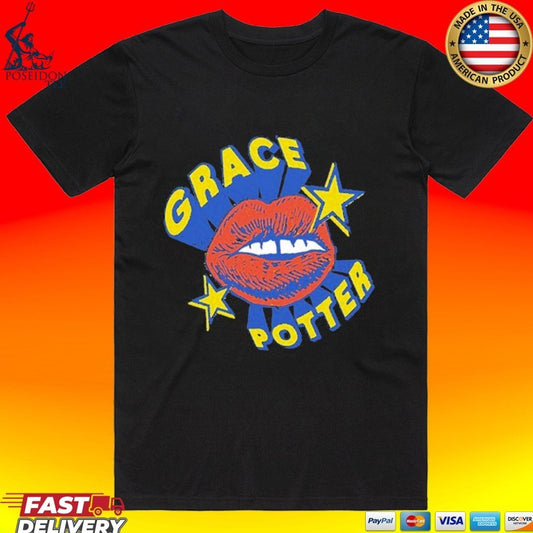 Grace Potter Lips Stars T-shirt