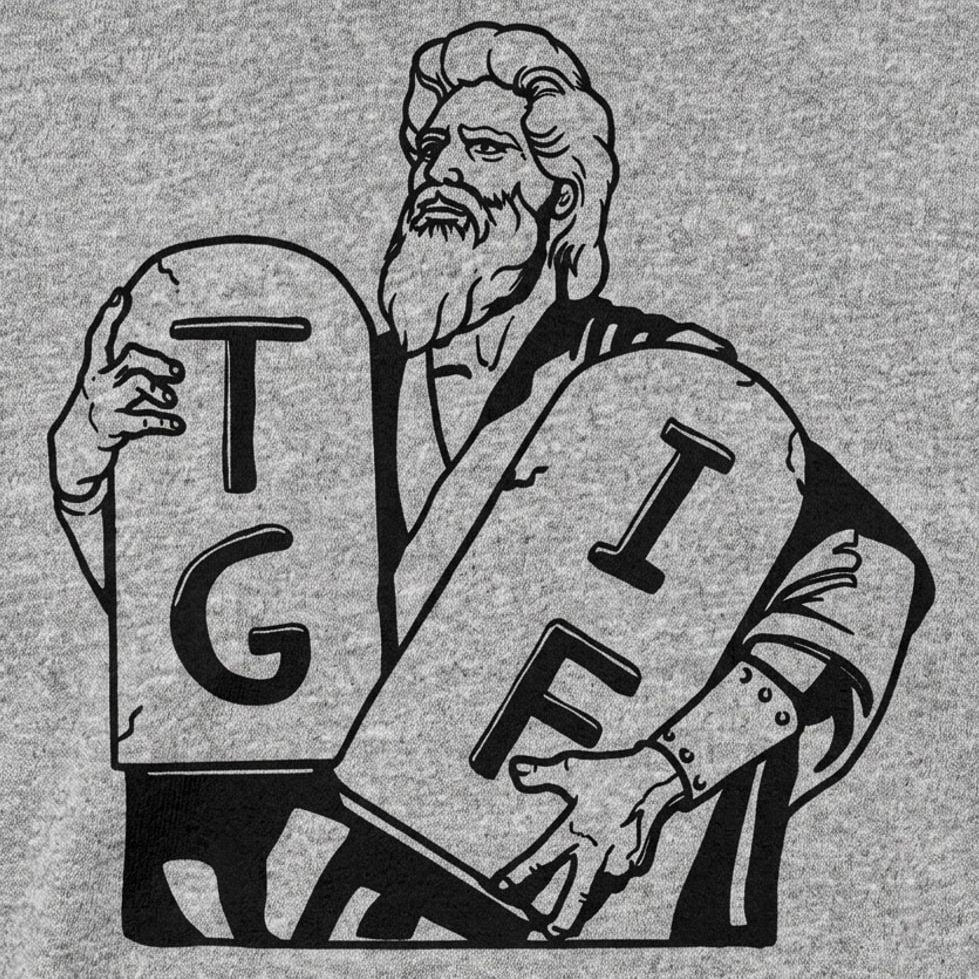 TGIF Moses with Stone Tablets