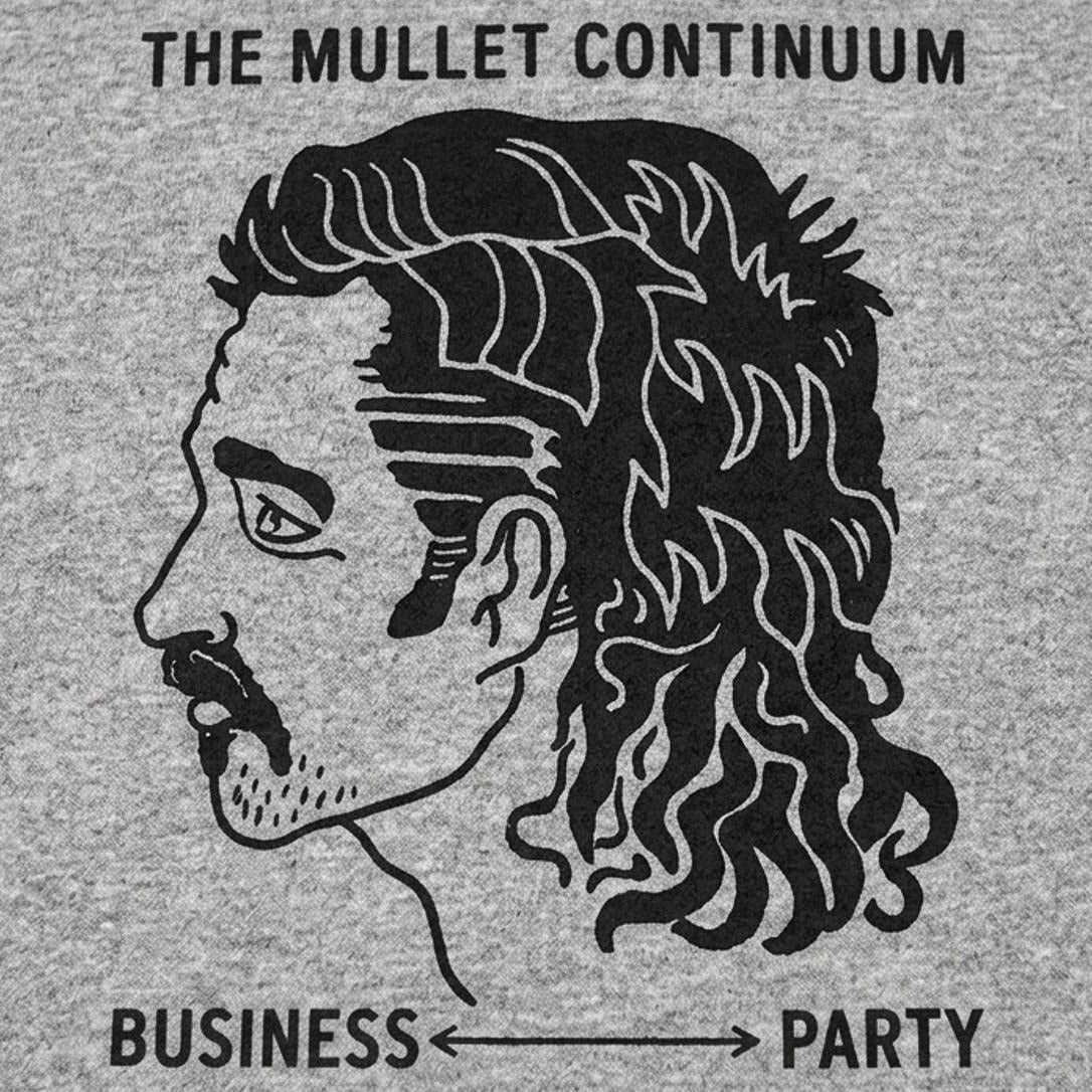 The Mullet Continuum Business to Party Hairstyle