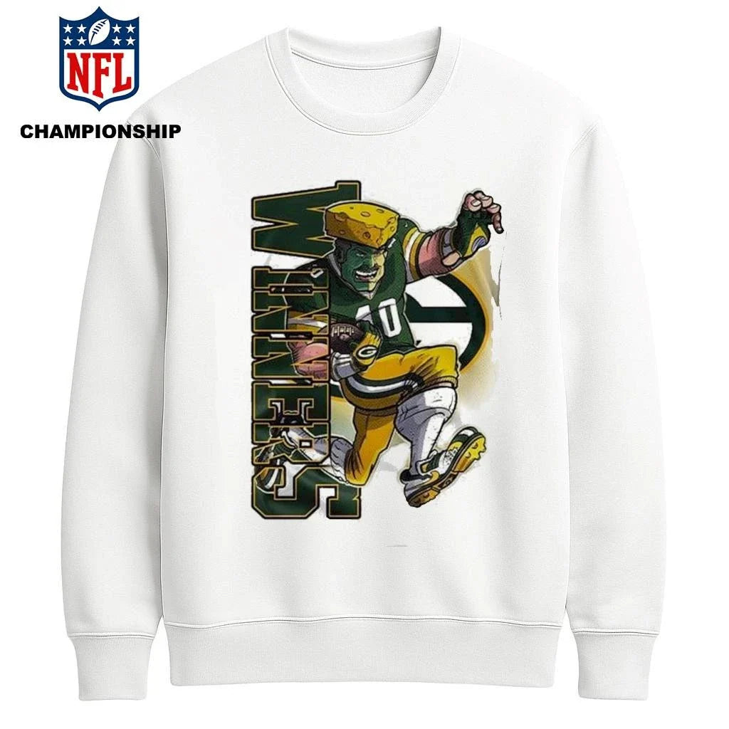 Green Bay Packers Playoffs 2025 Super Wild Card Weekend Division Champions Mascot Shirt