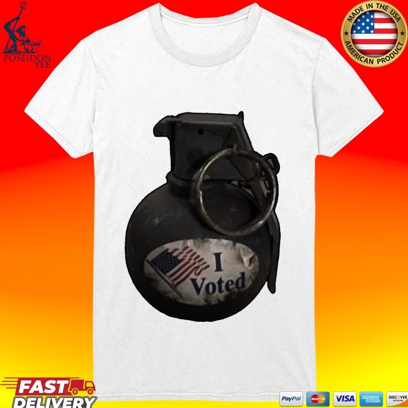 Grimykids I Voted T-shirt