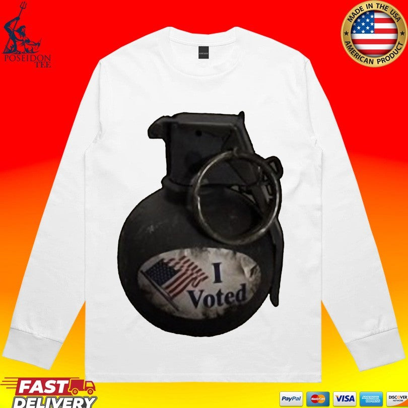 Grimykids I Voted T-shirt
