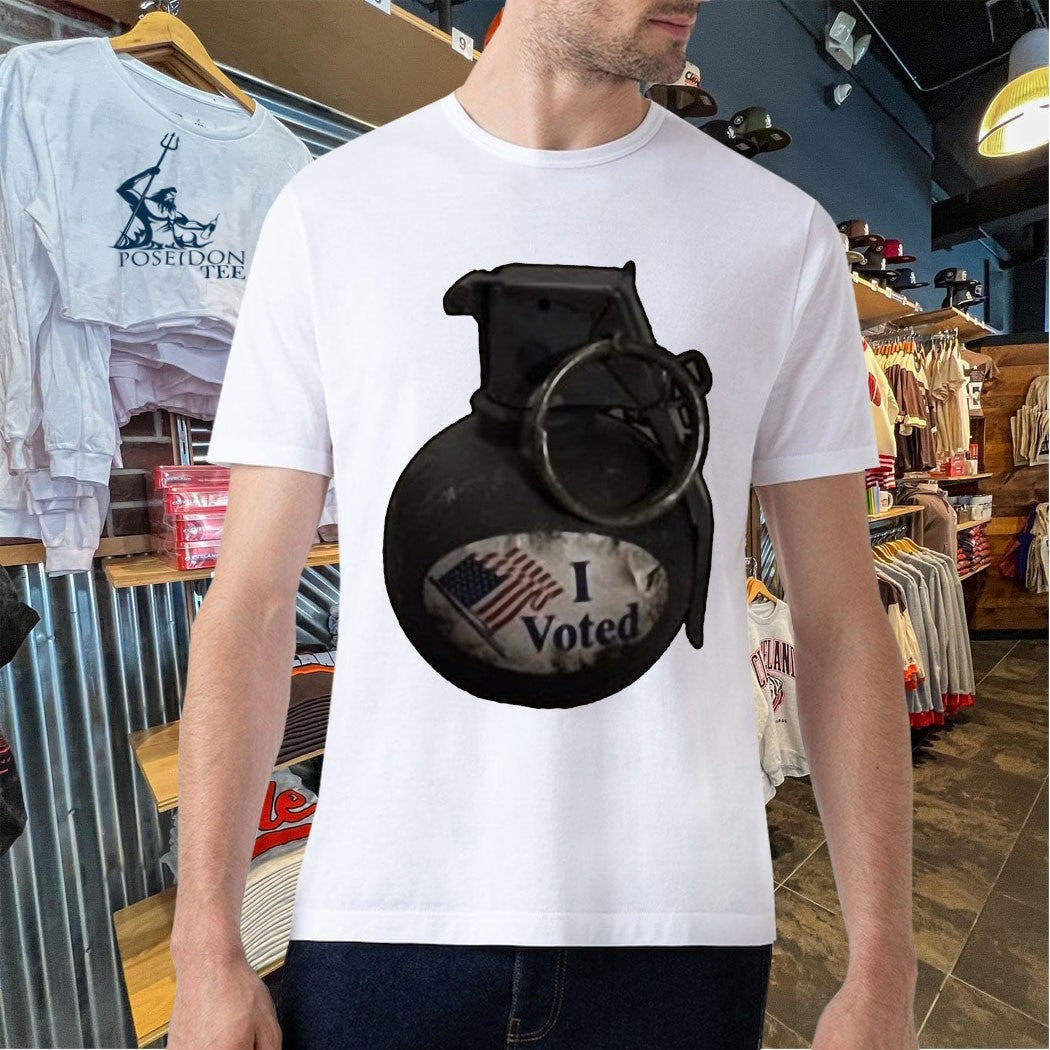 Grimykids I Voted T-shirt