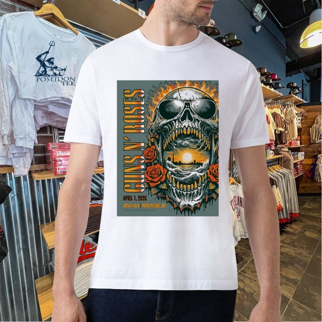 Guns N’ Roses 1.4.2026 Rs Jockey Club T-shirt