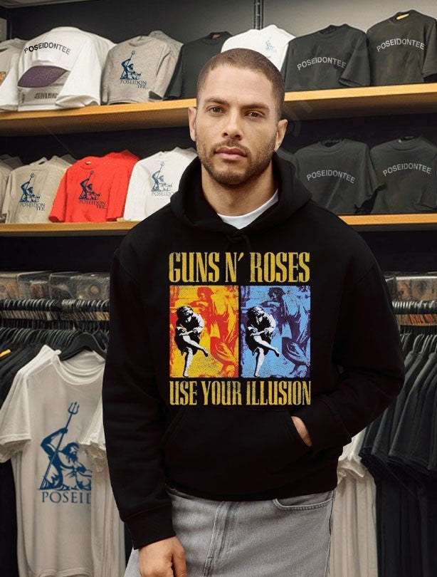Guns N’ Roses Use Your Illusion Vintage Black Women’s T-shirt