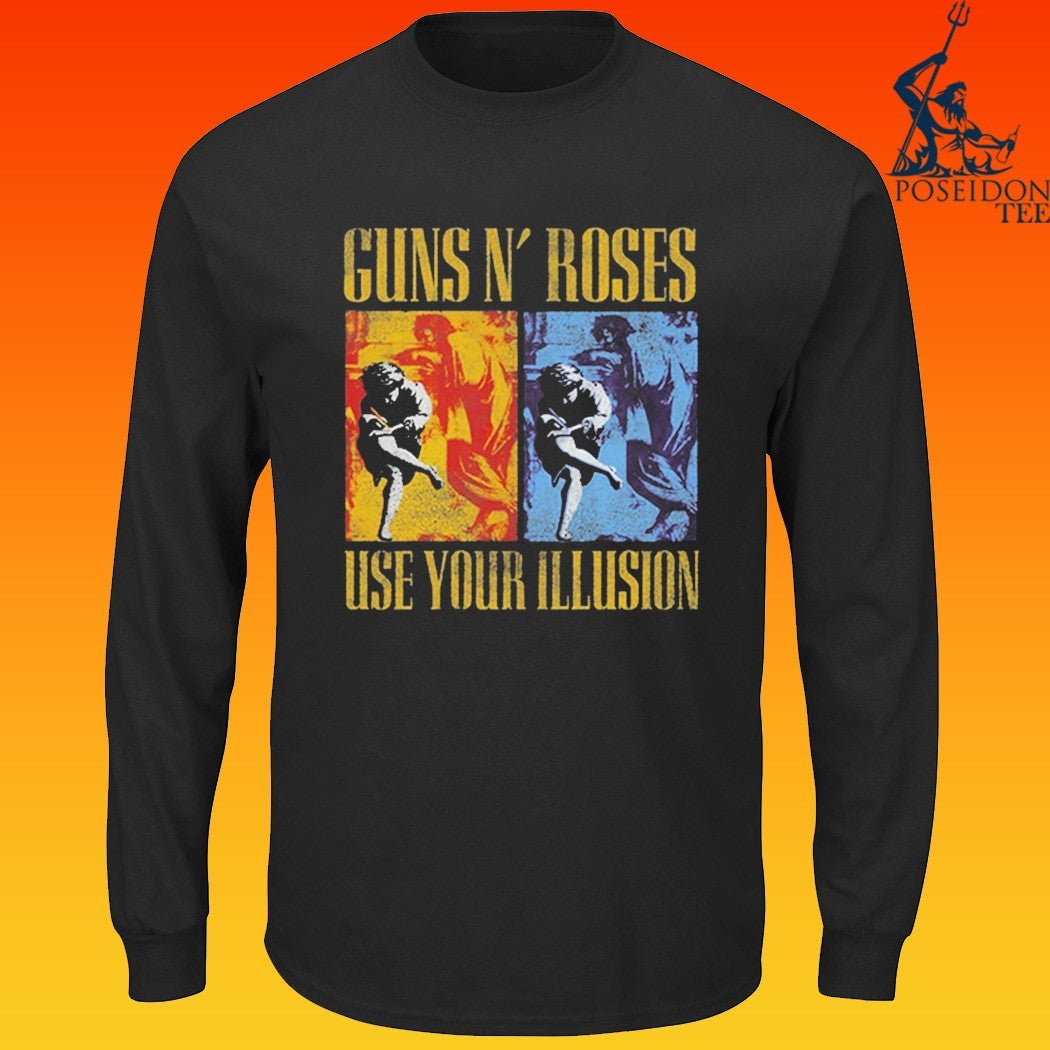 Guns N’ Roses Use Your Illusion Vintage Black Women’s T-shirt