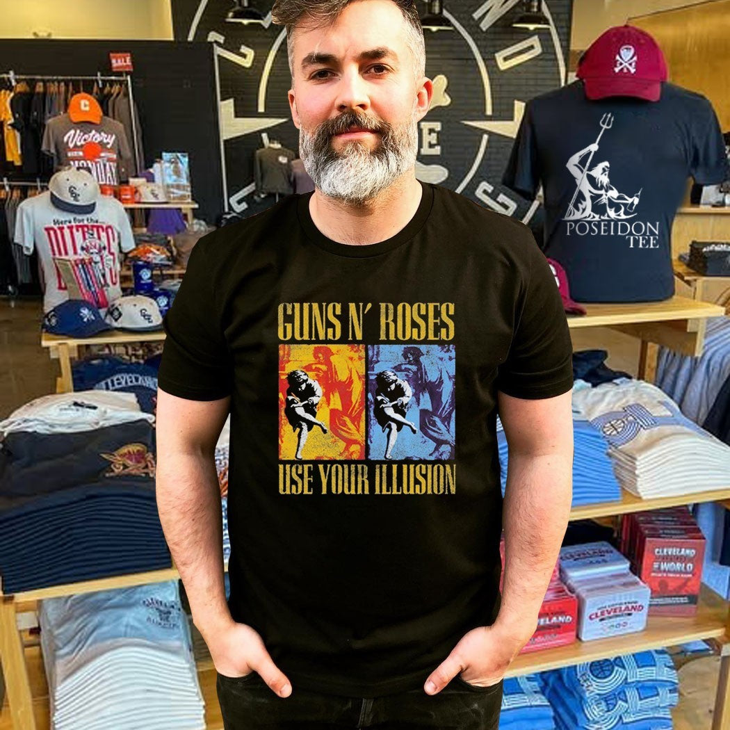 Guns N’ Roses Use Your Illusion Vintage Black Women’s T-shirt