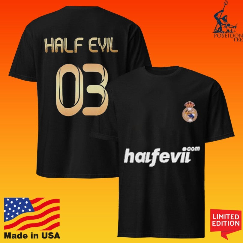 Half Evil Summer Soccer Jersey T-shirt