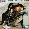 halo Fleece Throw Blanket