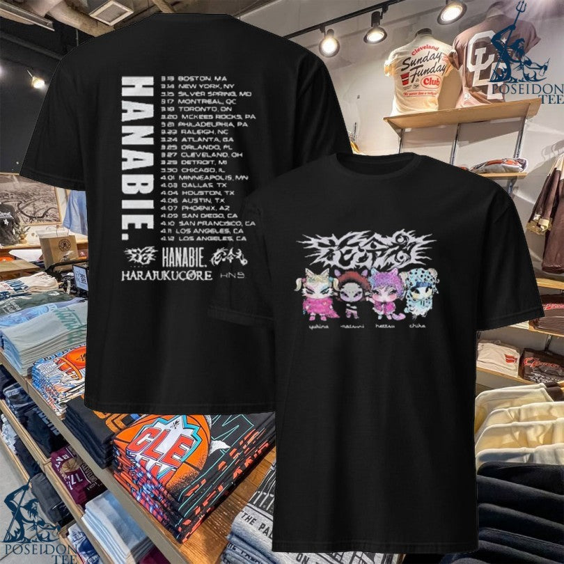 Hanabie 2026 Piggy Tour T-shirt
