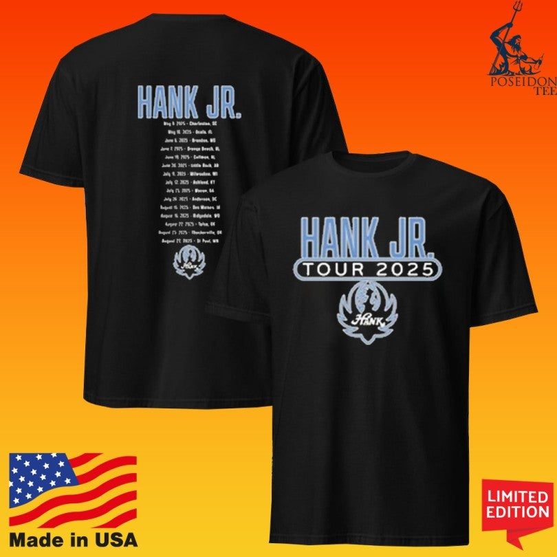 Hank Williams Jr 2025 Date Back Tour T-shirt