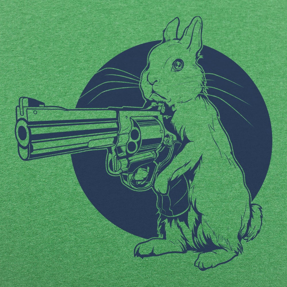Hare Trigger - Rabbit Holding Revolver