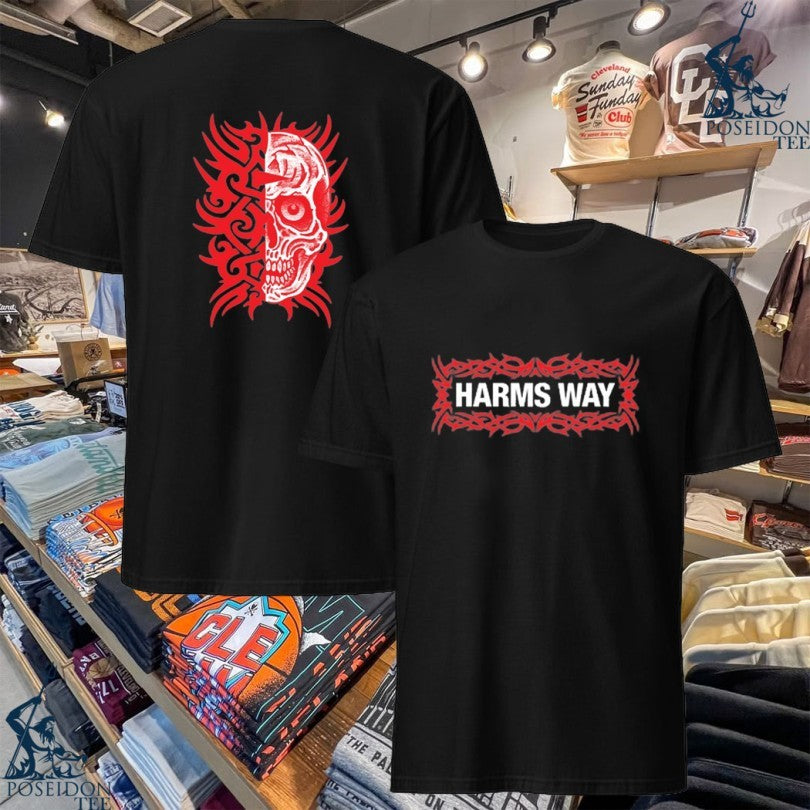 Harms Way Tribal Skull T-shirt