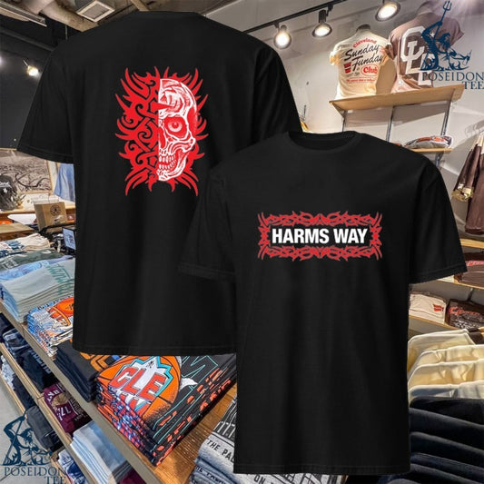 Harms Way Tribal Skull T-shirt