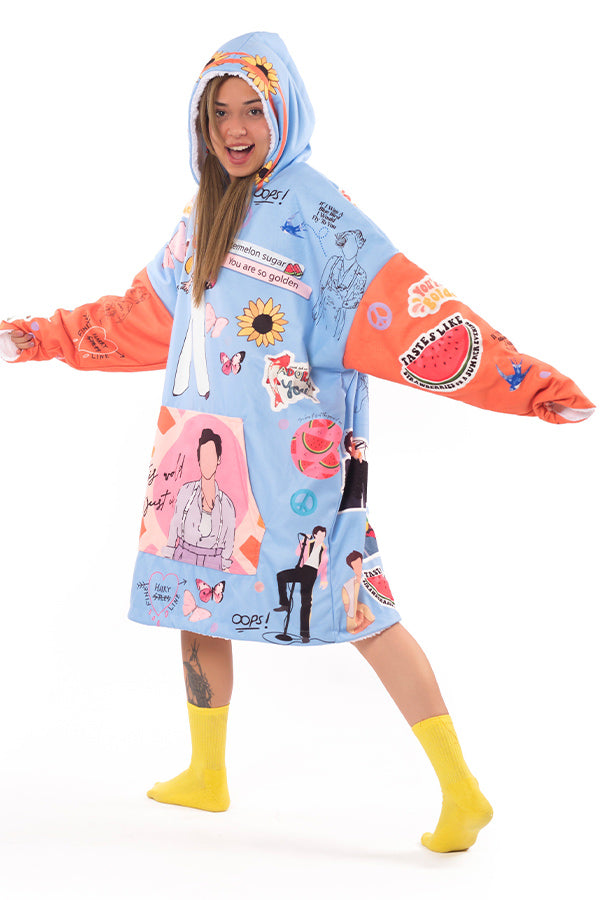 Blue HS Hoodie Blanket