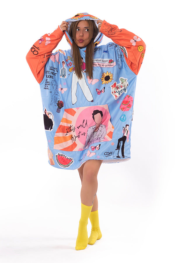 Blue HS Hoodie Blanket