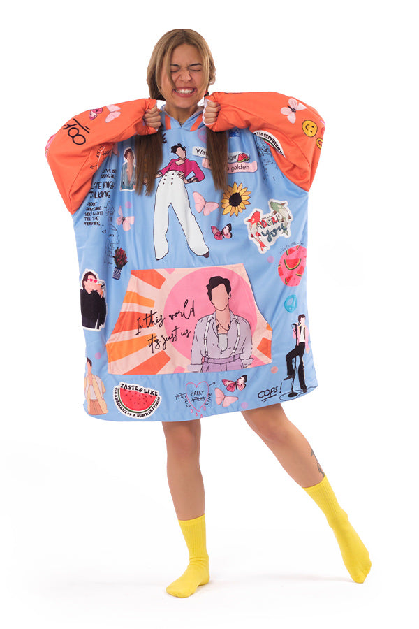 Blue HS Hoodie Blanket