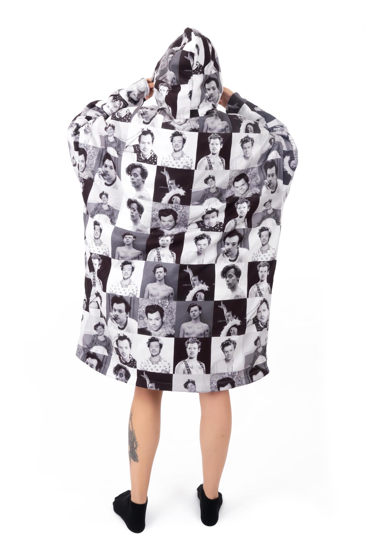 HS Collage Hoodie Blanket