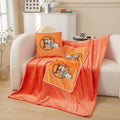 hermes horse pillow that turns into a blanket 981