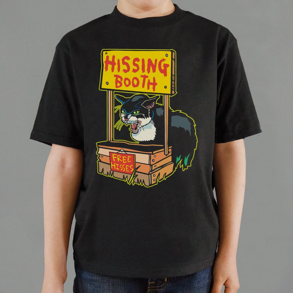 Hissing Booth Angry Cat Full Color