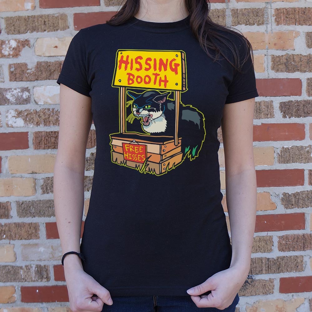 Hissing Booth Angry Cat Full Color