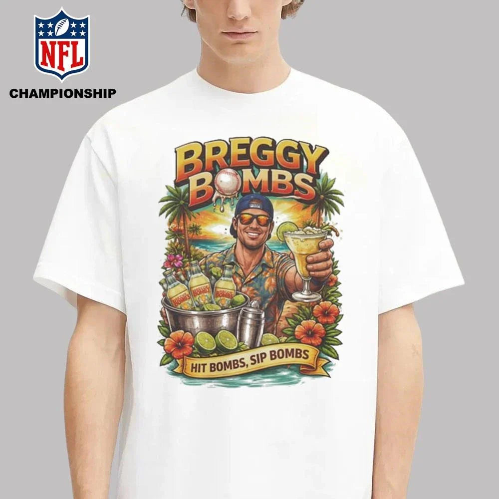 Hit Bombs, Sip Bombs Tropical Cocktail Breggy Shirt