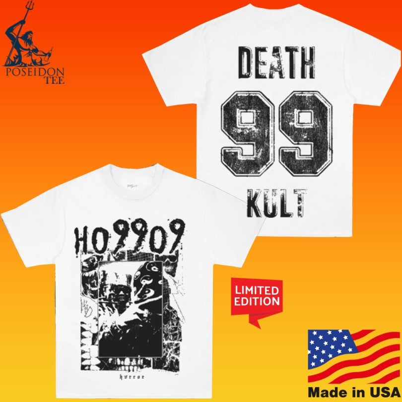 Ho99o9 Death Kult Jersey T-shirt