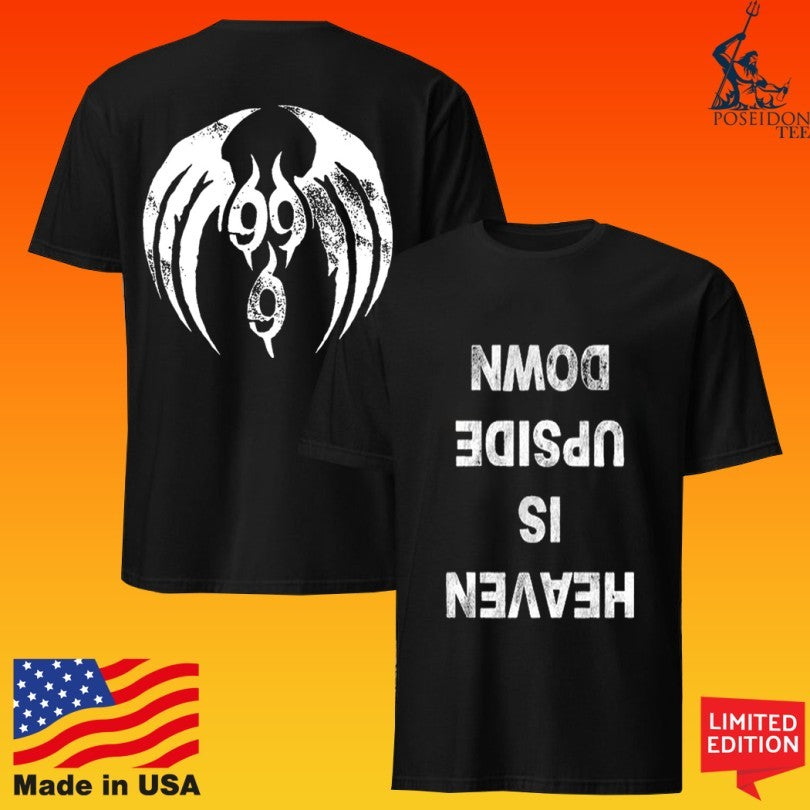 Ho99o9 Heaven Is Upside Down T-shirt