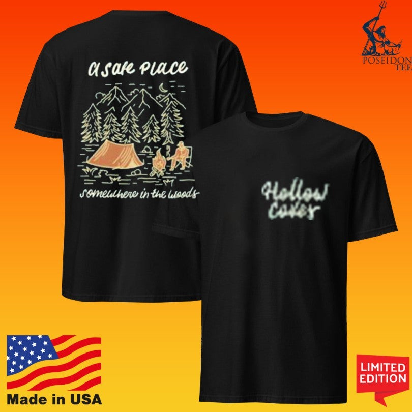 Hollow Coves Somewhere In The Woods Pine Green T-shirt