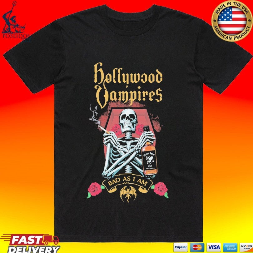 Hollywood Vampires Bad As I Am T-shirt