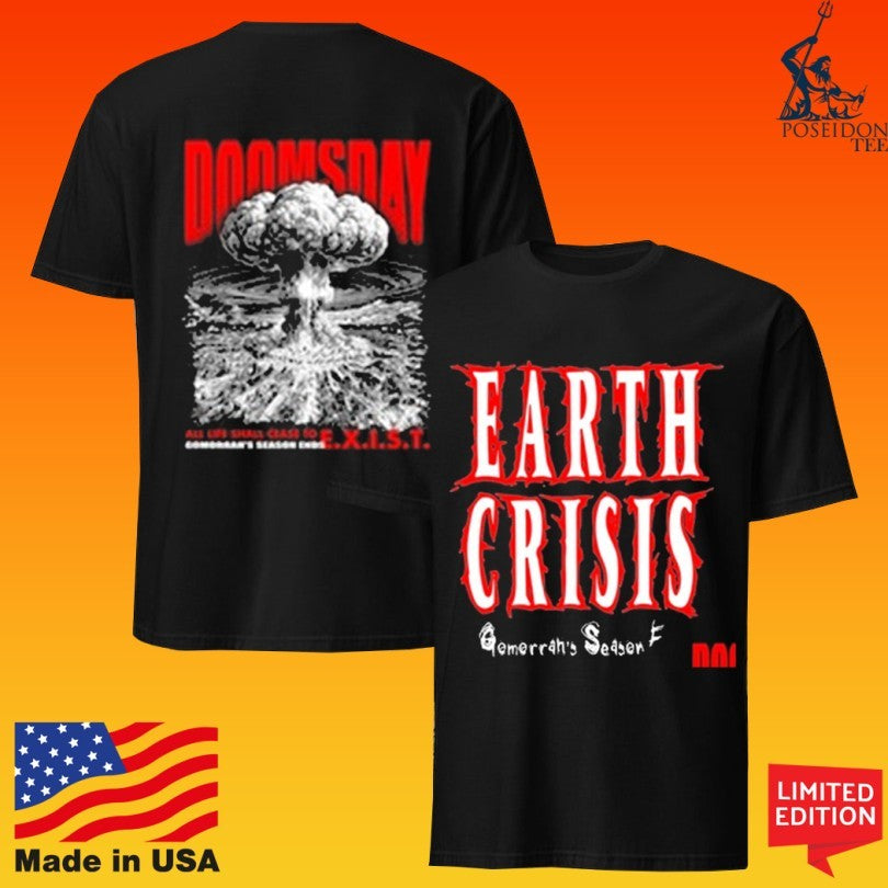 Holy Mountain Printing Earth Crisis Doomsday Gomorrah’s Season Ends T-shirt