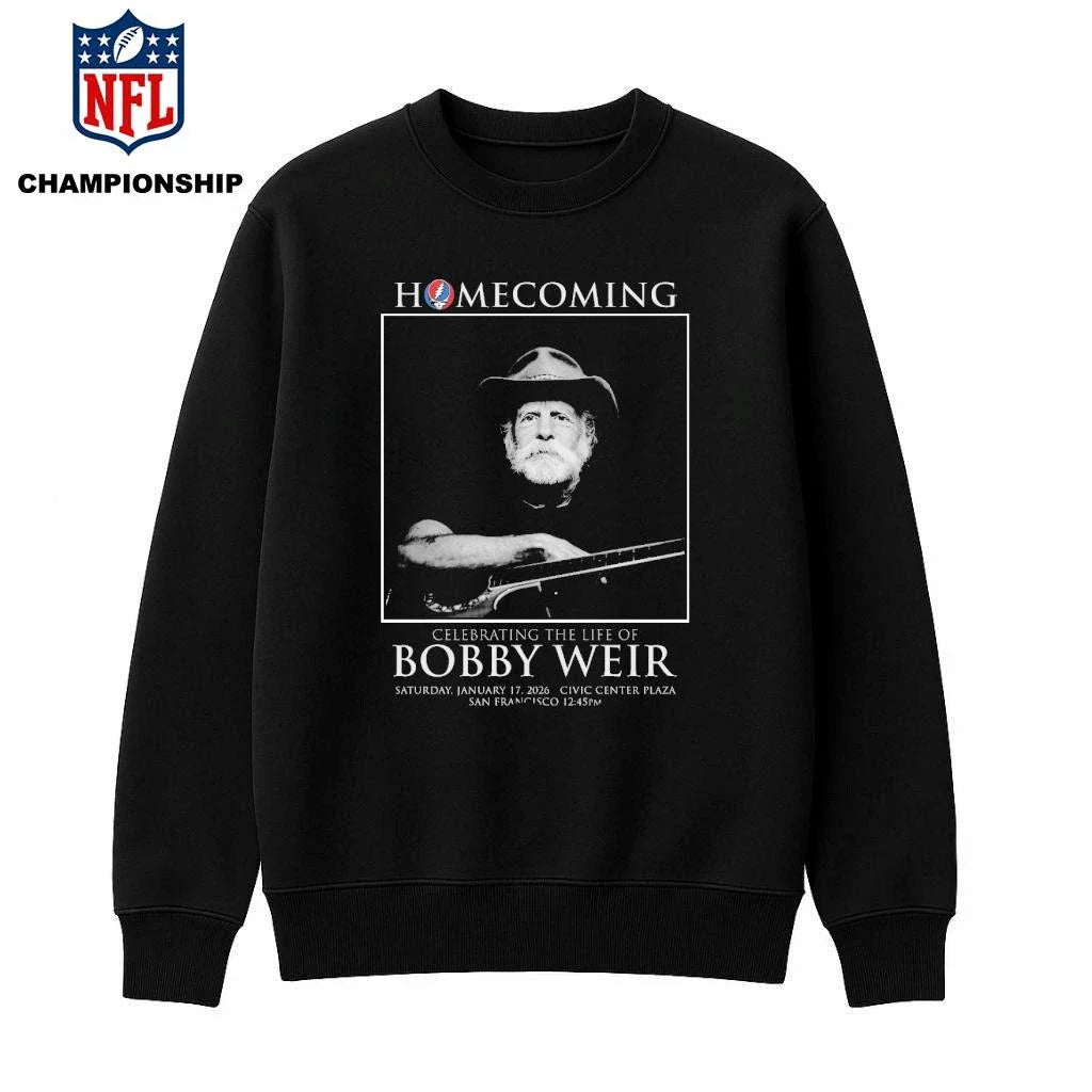 Homecoming Celebrating The Life Of Bobby Weir In San Francisco At Civic Center Plaza On January 17 2026 Shirt