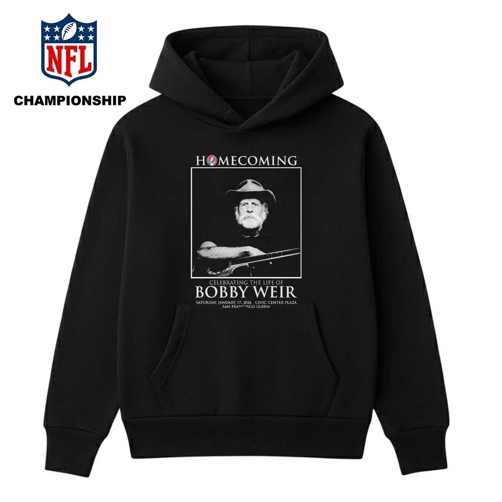 Homecoming Celebrating The Life Of Bobby Weir In San Francisco At Civic Center Plaza On January 17 2026 Shirt