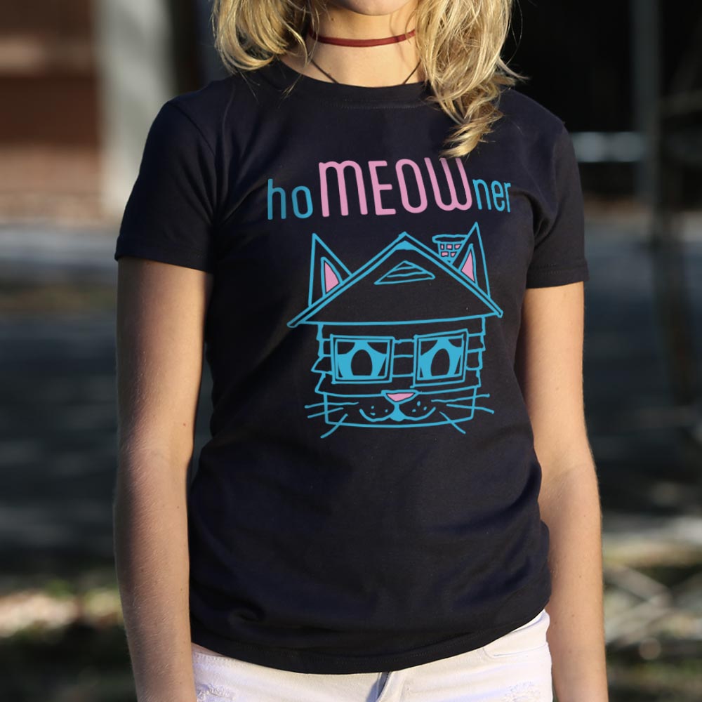 hoMEOWner Cat Face House Pun