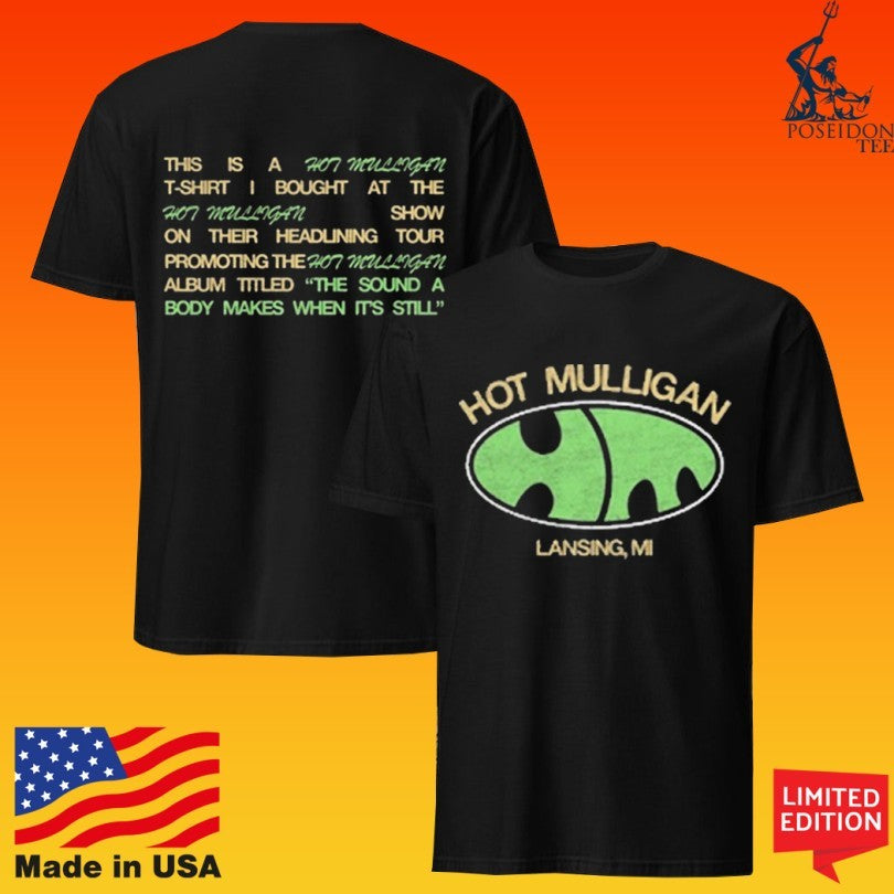 Mulligan Lansing Mi Bubble Logo Tour Shirt