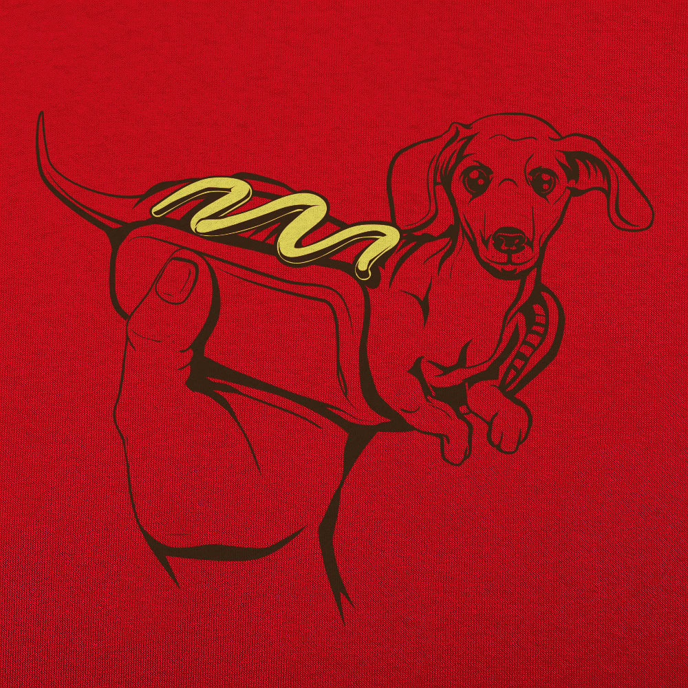 Hot Dog Dog Dachshund in a Bun