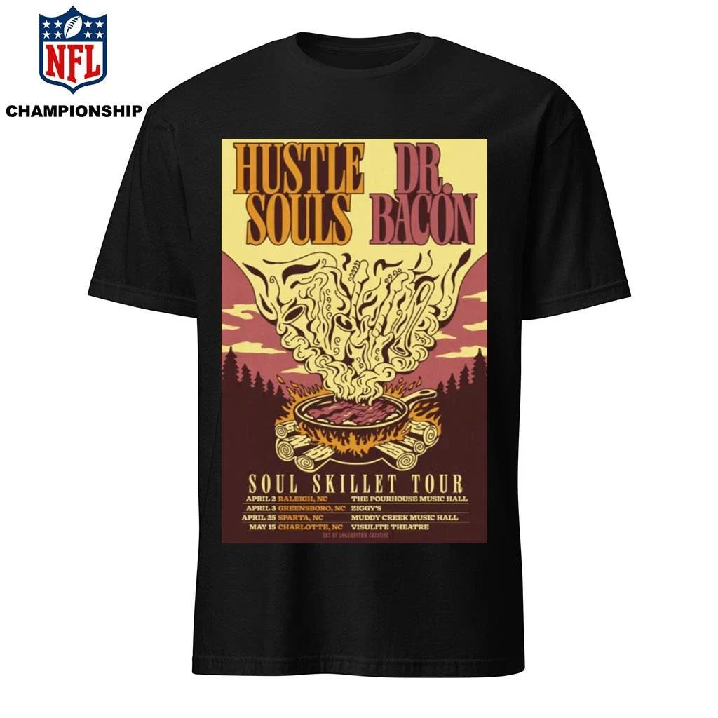 Hustle Souls &amp; Dr. Bacon Soul Skillet Tour 2026 Poster Shirt