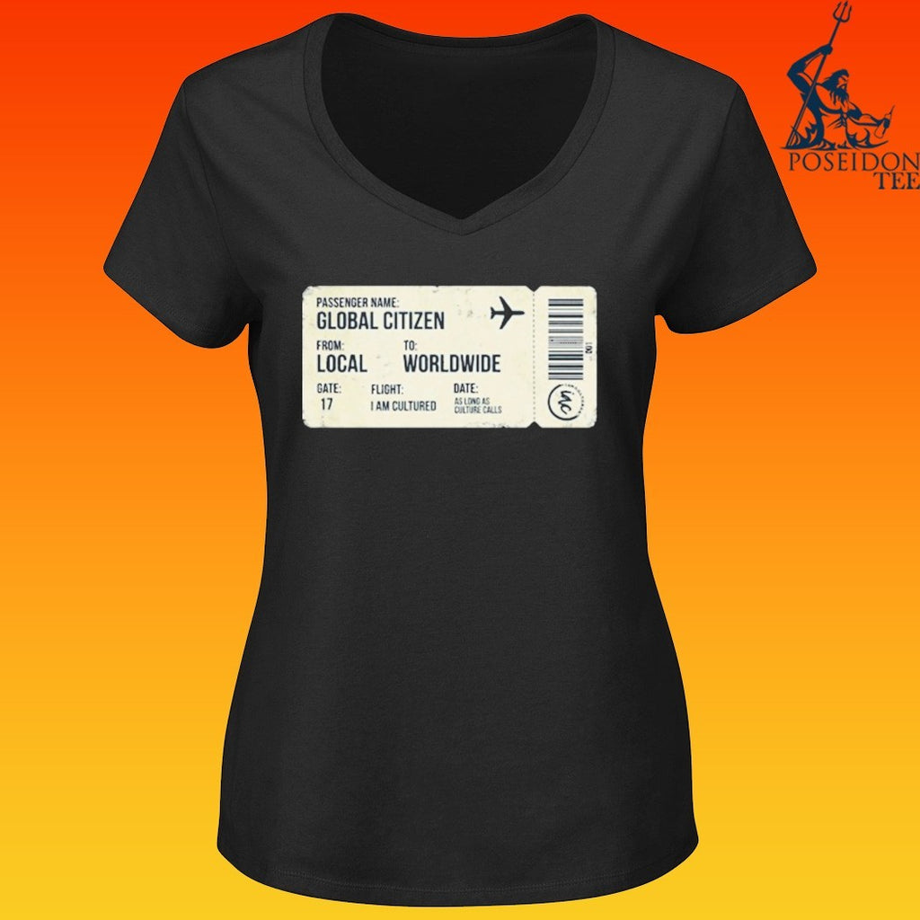 I Am Cultured Boarding Pass T-shirt