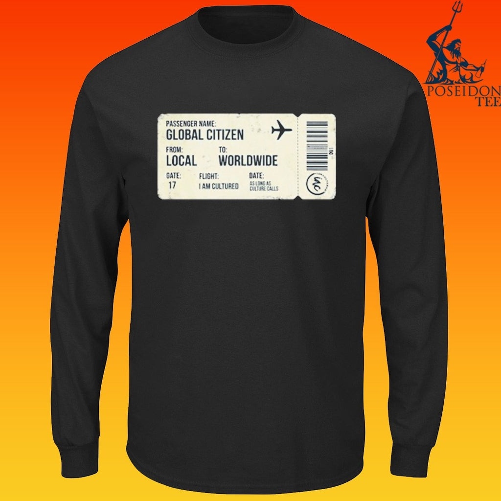 I Am Cultured Boarding Pass T-shirt