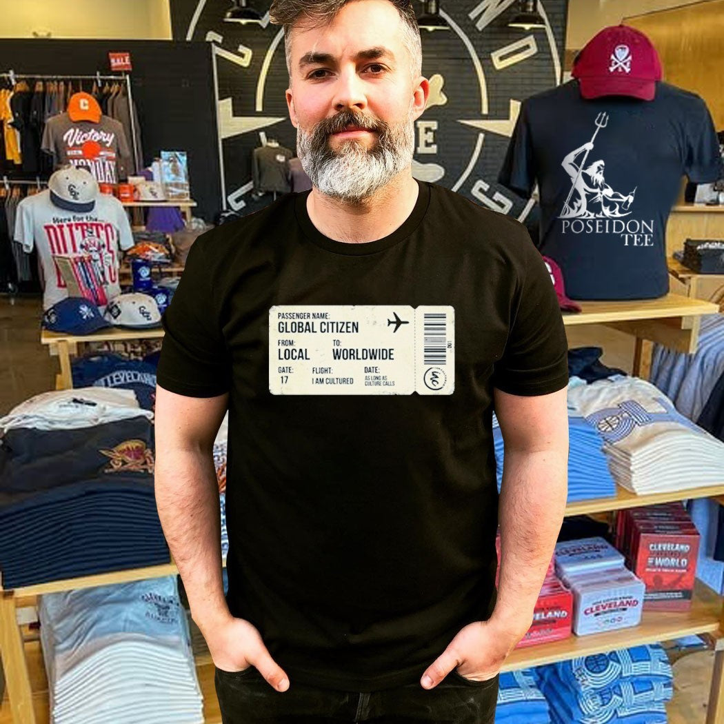 I Am Cultured Boarding Pass T-shirt