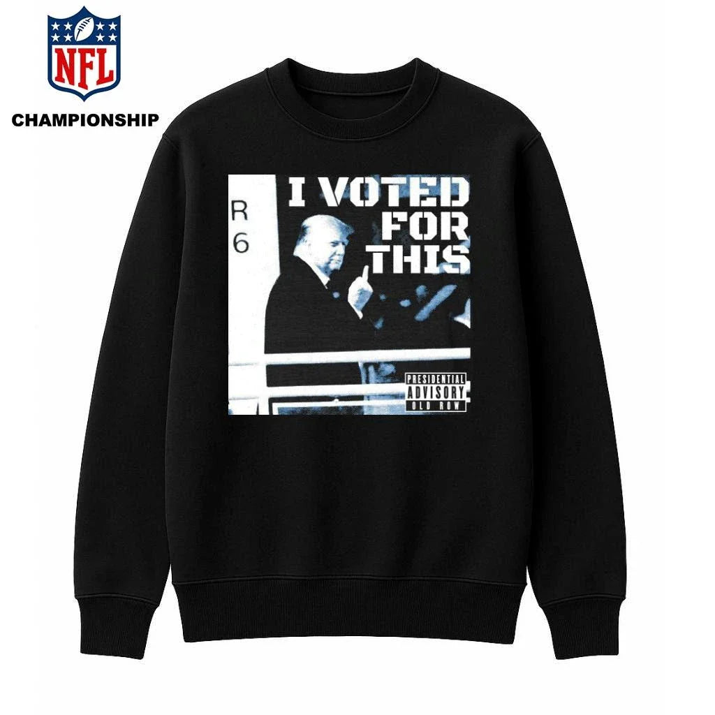 I Voted For This Trump middle finger 2026 shirt